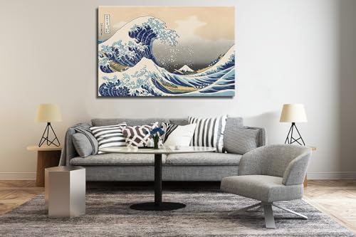 OKEXCKK The Great Wave off Kanagawa by Katsushika Hoki Wall Art Decor, Classic - Image 7