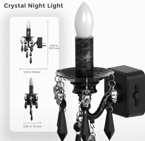 L LOHAS LED Flameless Candle Night Light, Night Lights Plug into Wall - Image 4