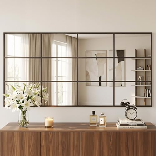 Suidia Wall Mirror, Metal Framed Wall Decor Wall-Mounted Mirrors - Image 3