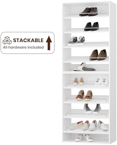 ROOMTEC 31.5" Shoe Shelf Short Tower Closet Unit, Modular Closet System - Image 7