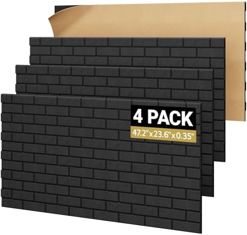 TONOR Brick Pattern Acoustic Panels, Wall Panels by TONOR
