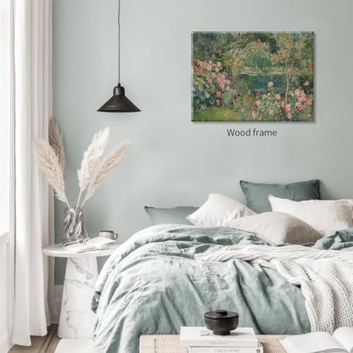 Sage Green Scenery Garden Wall Art Landscape Botanical Wildflower Poster 12x16 - Image 6