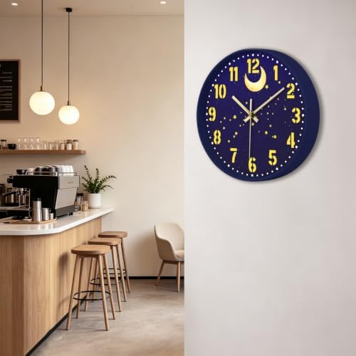 10" Non Ticking Wall Clock, Wall Clocks Battery Operated - Image 6