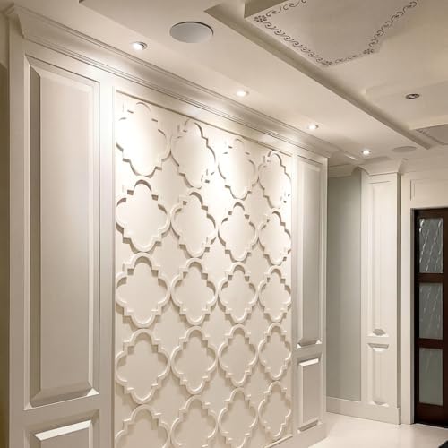 Yalikop 6 Pcs 3D 12 Inch Wall Panels Premade Wainscoting Kit, Symmetrical - Image 6