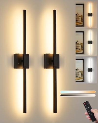 Rayogale Black Battery Operated Wall Sconce by Rayogale