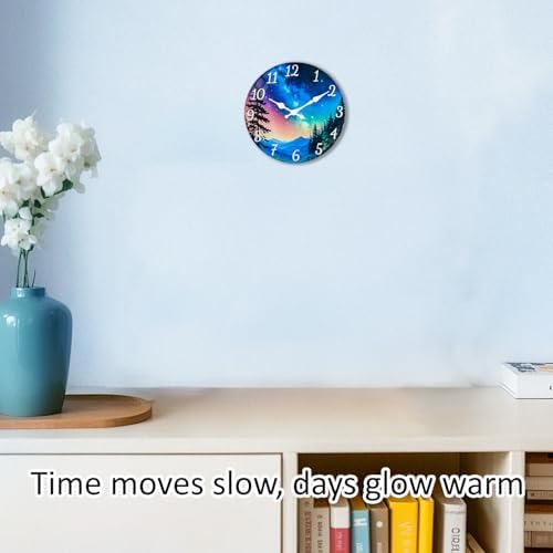 Silent Non Ticking Glass Wall Clock - Image 2