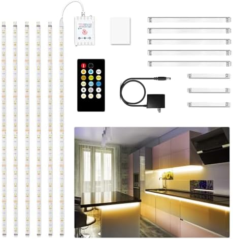 DAYBETTER Under Cabinet Lights, Dimmable LED Strip Lights by DAYBETTER