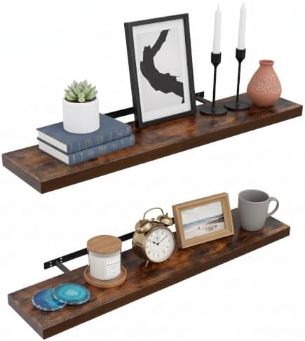Lufia Floating Wall Shelves, MDF by Lufia
