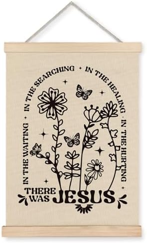 Supwhd Boho Floral Christian Wall Art by Homedecoration