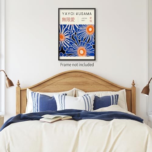Yayoi Kusama Print Vintage Japanese Wall Art Abstract Yayoi Kusama Poster - Image 4