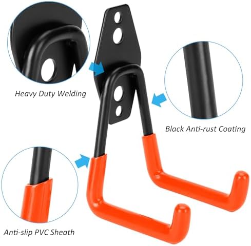4 Pack Garage Hooks Heavy Duty - Image 3