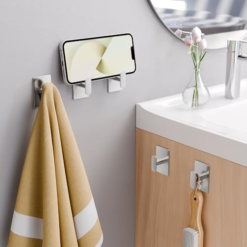 pickpiff Adhesive Towel Hooks: 20LB Extra Strong Wall Hanger - Image 7