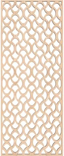Resort Decorative Pierced Fretwork Wood Wall Panels, 9 3/8"W x 24 3/8"H x 3/8"T - Image 4
