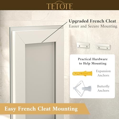 TETOTE 60 x 36 LED Lighted Bathroom Mirror - Image 6
