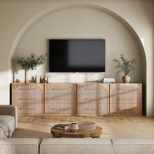 BELLEZE Jagger Set of 4 32.5" TV Stand & Entertainment Centers by BELLEZE