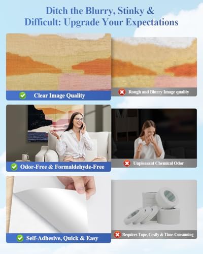 4 Pack Art Acoustic Panels, Decorative Sound Absorbing Wall Art - Image 6