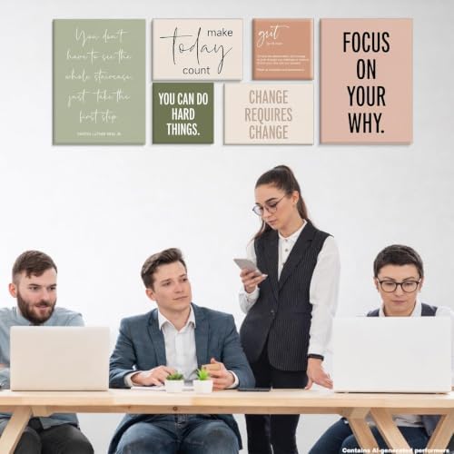 Framed Motivational Office Wall Decor - Image 6