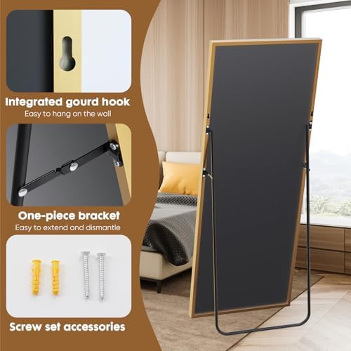 NEWBULIG Full Length Floor Mirror, Body Standing Wall Mirror - Image 5