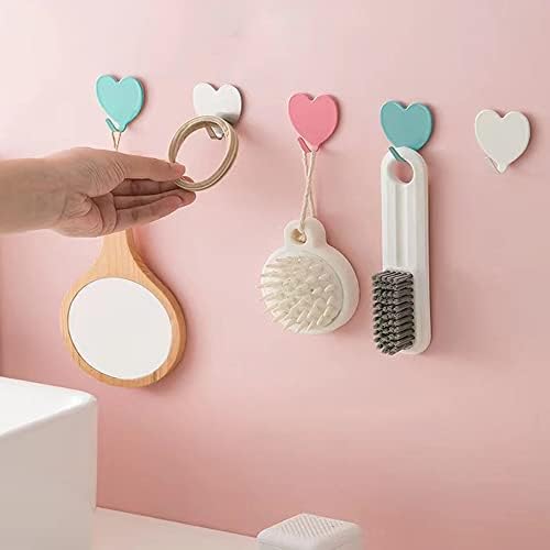 JtmyAota 6 Pack Heart Wall Hooks, Kawaii Room Decor Hooks - Image 6