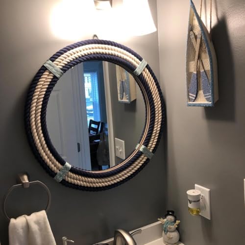 Nautical Round Rope Mirror - Image 4