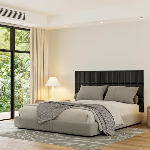 Peel and Stick Headboard Blue Upholstered Wall Panels, 3D Anti-Collision - Image 6