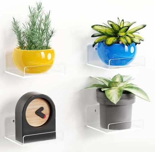 upsimples 4" Acrylic Shelves, Small Shelf by upsimples
