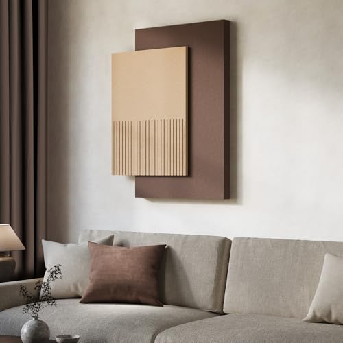 3D Textured Neutral Abstract Wall Art, Modern Minimalist Artwork - Image 2