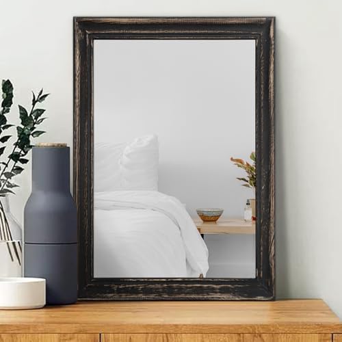 Small Mirrors for Wall with Wood Frame Rectanglular Wall Hanging Mirror for by Unknown