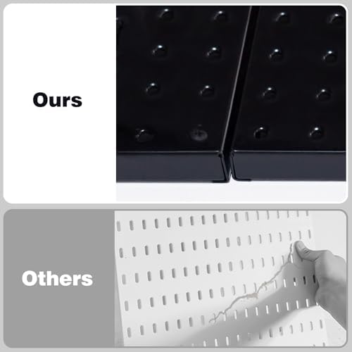 Pegboard Smith 48x24 inch Black Metal Pegboard Kit - Image 3