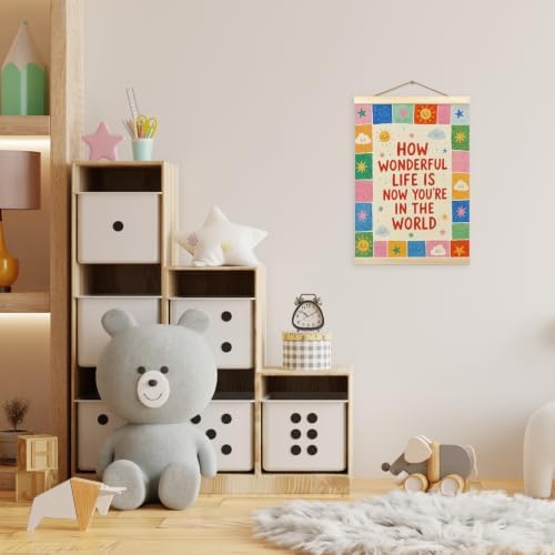 madalo Inspirational Nursery Wall Art Poster Hanger Frame 12x16 Inch - Image 2