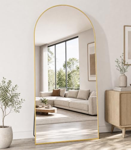 Koonmi 71x28 Arched Full Length Mirror, Floor Mirror by KOONMI