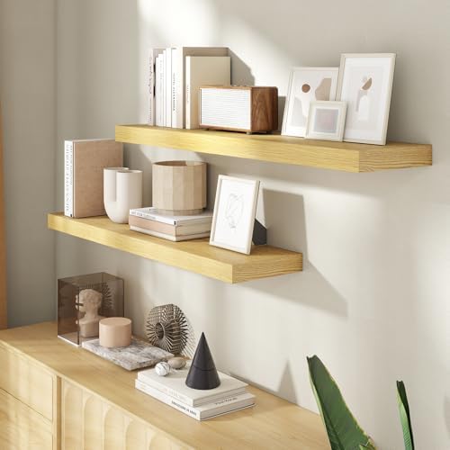 40 Inch Floating shelves for Wall, 8 Inch Deep, Invisible Brackets - Image 2