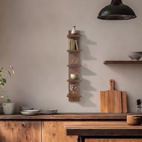 Homaterial 5 Tier Floating Wall Shelf Unit - Image 4