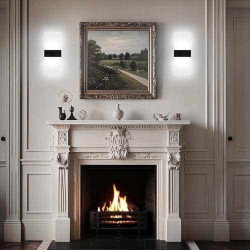 Lightess Modern Wall Sconce Black 12W Dimmable - Image 4