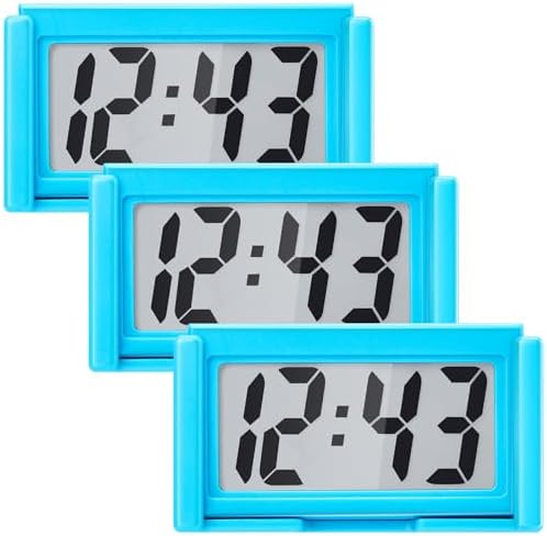Frienda 3 Pieces Mini Small Digital Clock Stick On by Frienda