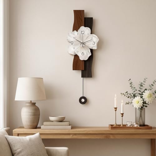 Flower Wall Clocks Battery Operated Decorative - Image 4