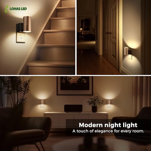 L LOHAS LED Night Light, 2 Pack Night Lights Plug into Wall - Image 7