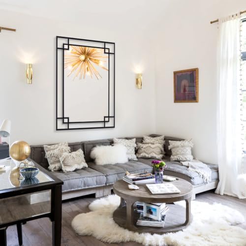 Chende 28'x40'' Black Wall Mirror - Image 6