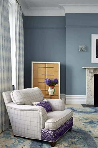 Yasinet 17.7" X 393.7" Blue Wallpaper Solid Peel and Stick Wallpaper Blue - Image 4