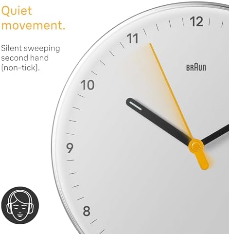 Braun Classic Analogue Wall Clock - Image 2