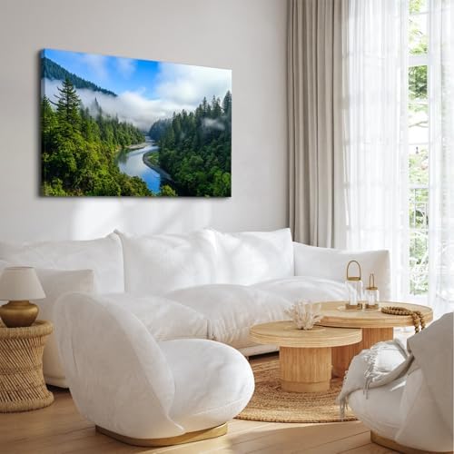 Mountain Forest Wall Art Large Wall Decor - Image 6