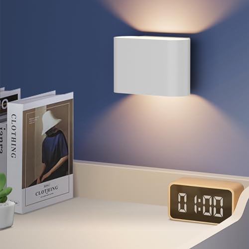 Aipsun Modern LED Wall Sconces 1 Pack Hardwired Interior Wall Lights Indoor - Image 2