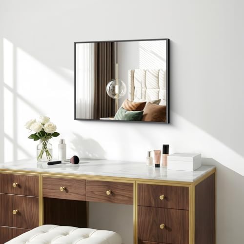 BONEWEI Bathroom Mirror, 20x24 inch Wall Mirror - Image 6