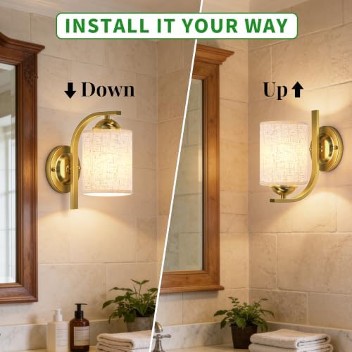 Phaosio Gold Wall Sconces Lights - Image 5