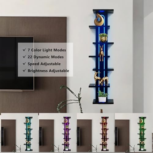 Homaterial 7-Tier Floating Wall Shelves - Image 4
