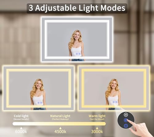 36"x72" LED Bathroom Mirror - Image 3