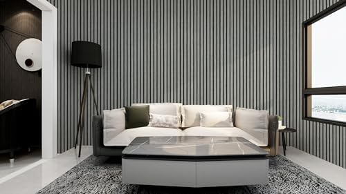 myforHD Wallpaper Peel and Stick Wood Grating Stripe Self-Adhesive Wallpaper - Image 5