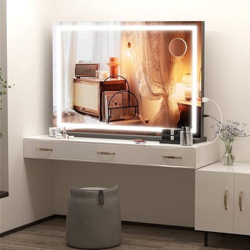 Hasipu Vanity Mirror with Lights, Lighted Makeup Mirror with Dimmable 3 Modes - Image 6