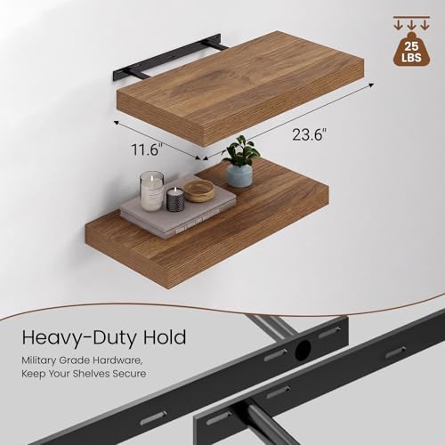 Heimlove 12" Deep Floating Shelves - Image 3