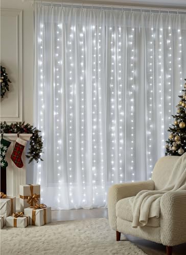Brightown Curtain String Lights, Hanging Fairy Lights - Image 2